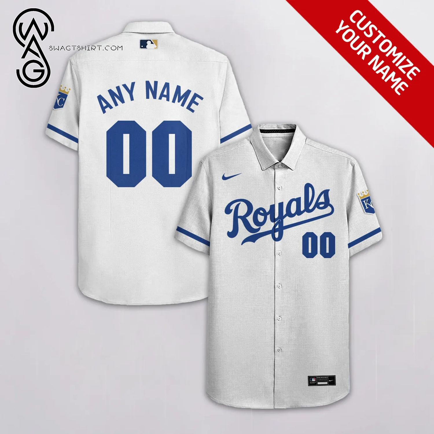 [Top Trending] Major League Baseball Kansas City Royals Full Printing Personalized Hawaiian Shirt